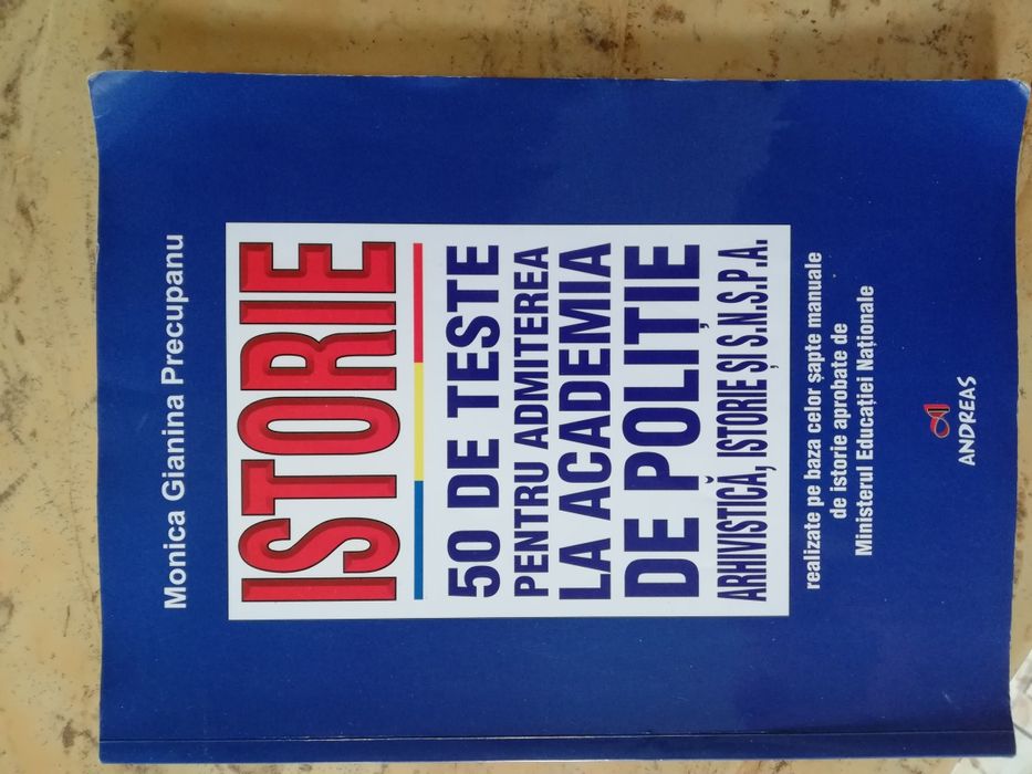 Culegere pentru Academia de poliție -Istorie