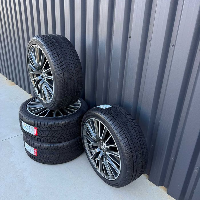 Jante Mercedes S class W223 E class W214 20 R20 cu anvelope 285 35 20 cu 255 40 20 cauciucuri de iarna Roti Complete cu senzori de presiune