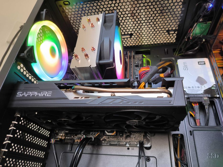 Unitate PC GAMING i7 8700 4.6Ghz/16GB DDR4/RX5700 8GB GDDR6/SSD M2 256GB/HDD 2TB
