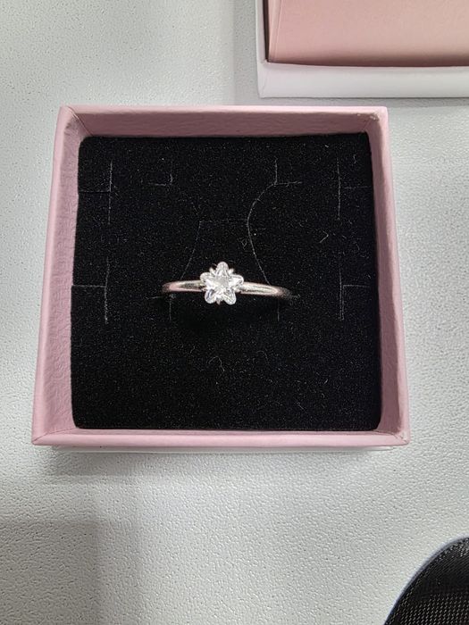 Pandora Set Bijuterii Originale - Inele și Lanț Argint 925