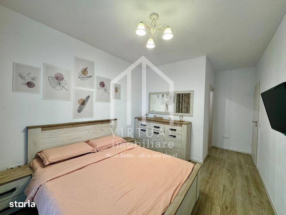 Apartament cu 3 camere, 60mp utili, 2 balcoane (16mp), etaj 1/4, lift
