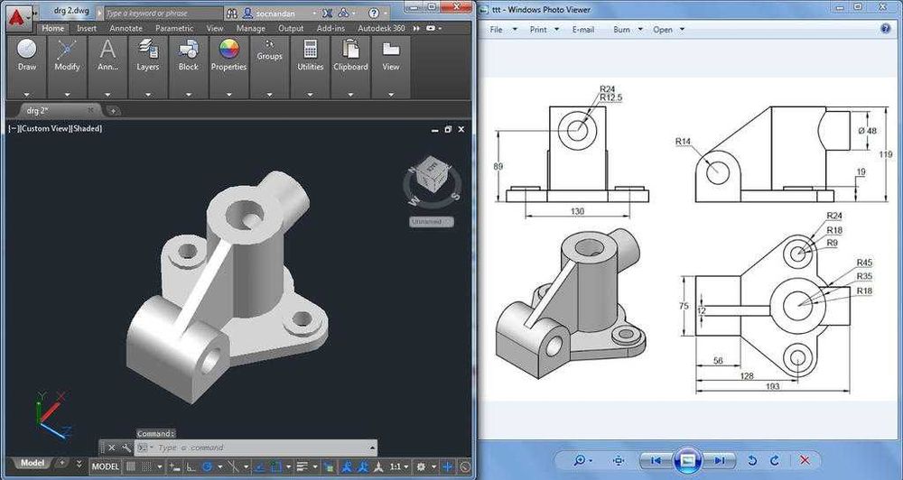 AutoCAD индивидуальный обучение для начинающих.