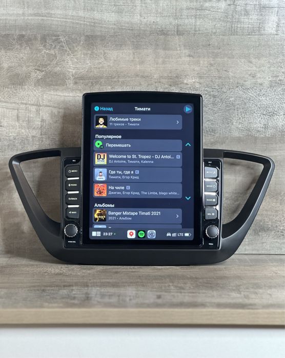 Магнитола андроид 13 для любое авто с рамкой новая