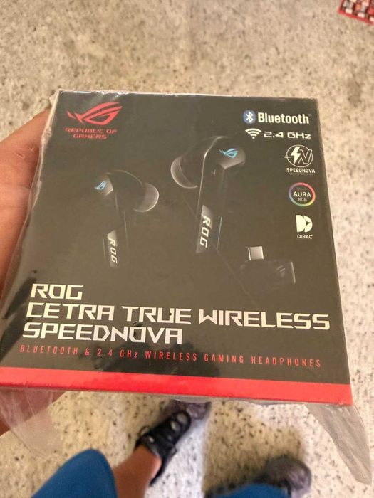 ASUS ROG Cetra True Wireless SpeedNova, Black