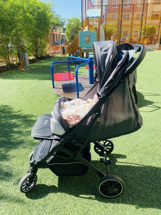 Детская коляска прогулочная, темн серный