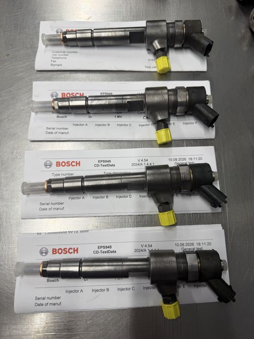 Втора употреба Bosch дюзи 0445110276 (тествани, готови за монтаж] Fiat / Opel / Alfa Romeo / Saab / Suzuki 1.9 JTD / CDTI/