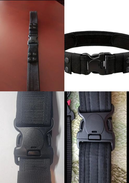 Centură tactică nailon, XL, negru