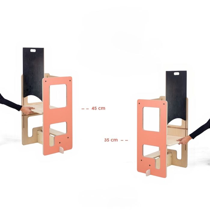 Учебна кула Flip Монтесори 3в1