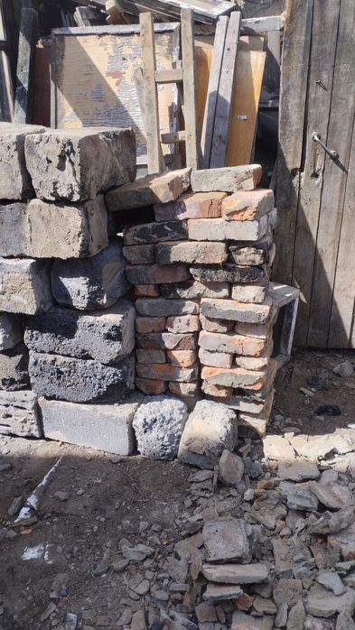 Шлакоблок, кирпич б/у