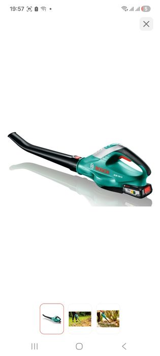 Воздуходувка BOSCH ALB 18 Li на акуумуляторе ветродуйка