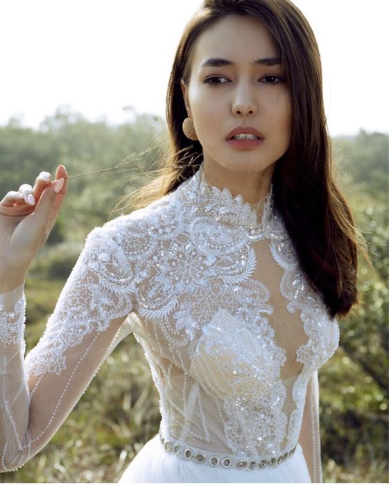 Шикарное свадебное платье