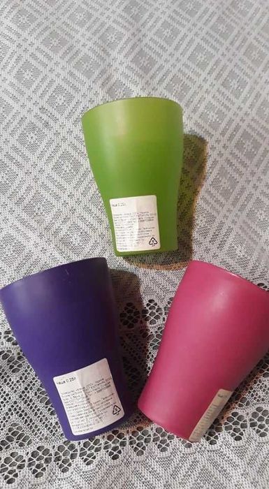 Комплект цветни чаши