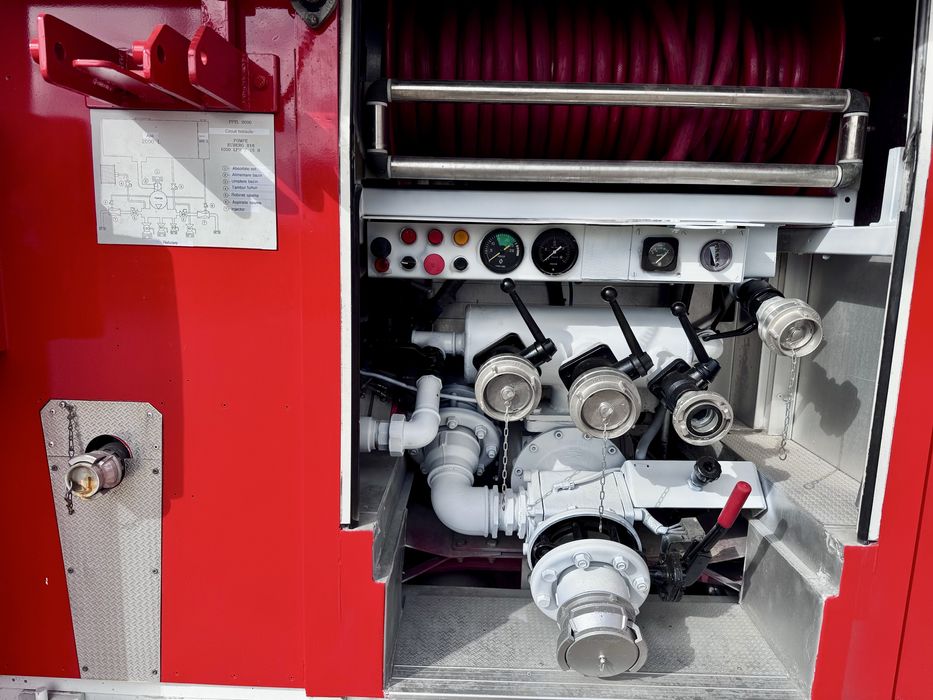 Masina de pompieri Renault Midlum 180, inmatriculata si echipata