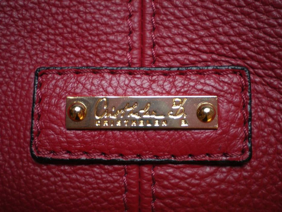 Musette rosu Ferarri, noua, piele naturala