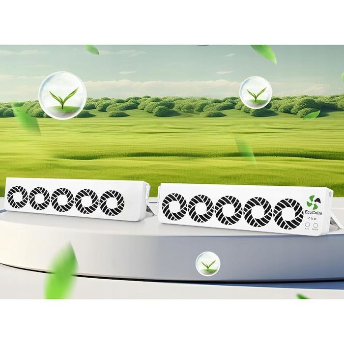 Ventilator pt. radiator/calorifer ecoCalm 2.0 , set 2 bc.,economie 60%