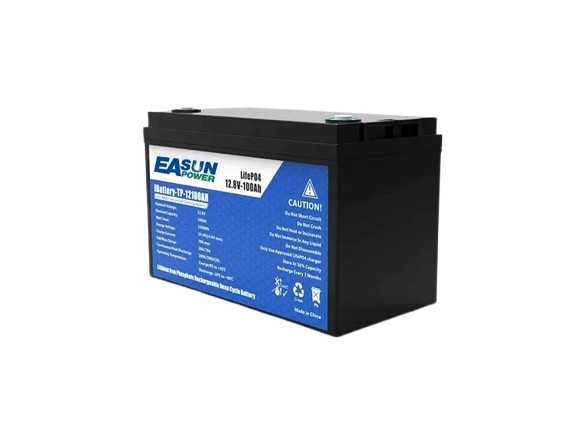 Baterie Easun LiFePO4, capacitate 100 Ah, protectie IP65, 12 V-100 Ah