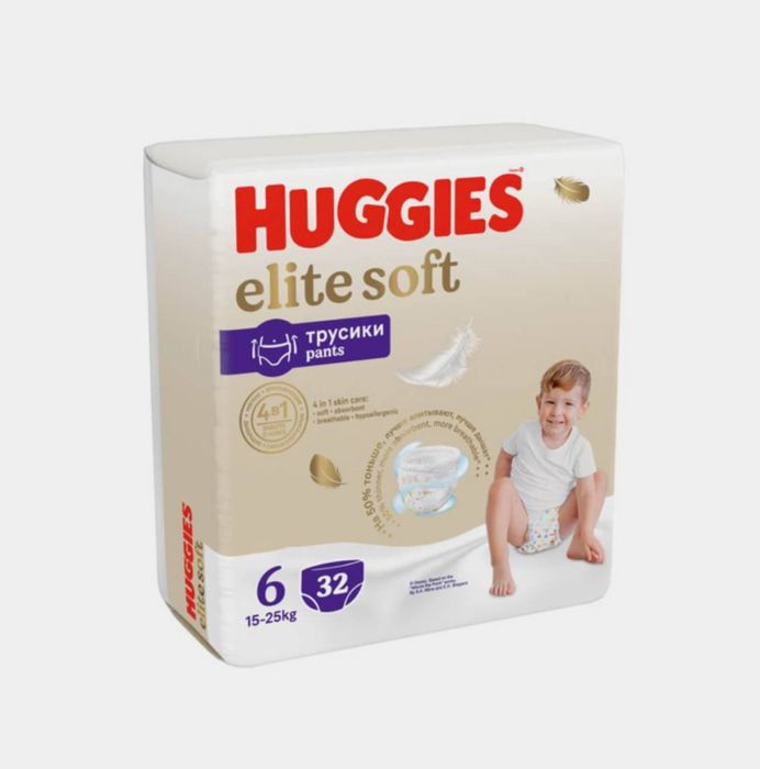Трусики-подгузники Huggies Elite Soft 6