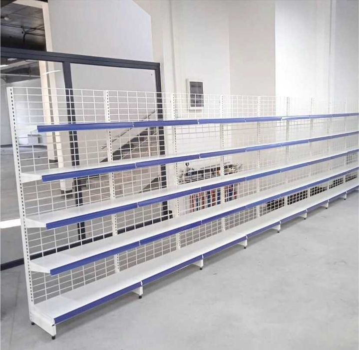 Стеллаж металлический сборный, полка стеллаж, полка металлическая asts