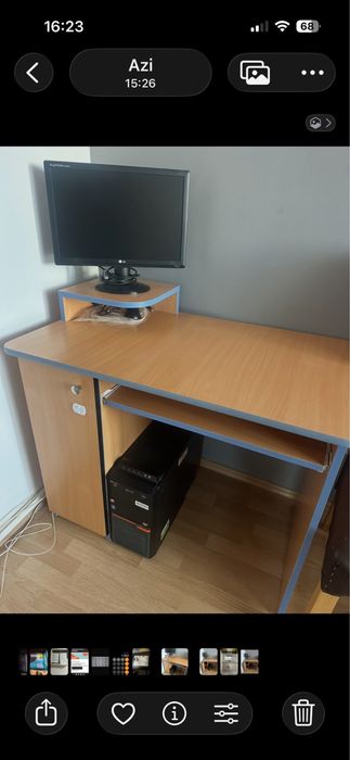 Vând masă de birou cu tot ce se vede