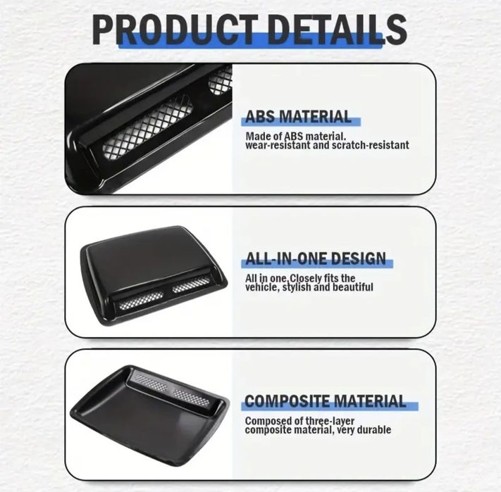 Въздуховод за преден капак