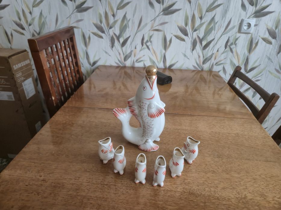 Набор посуды СССР рыбка