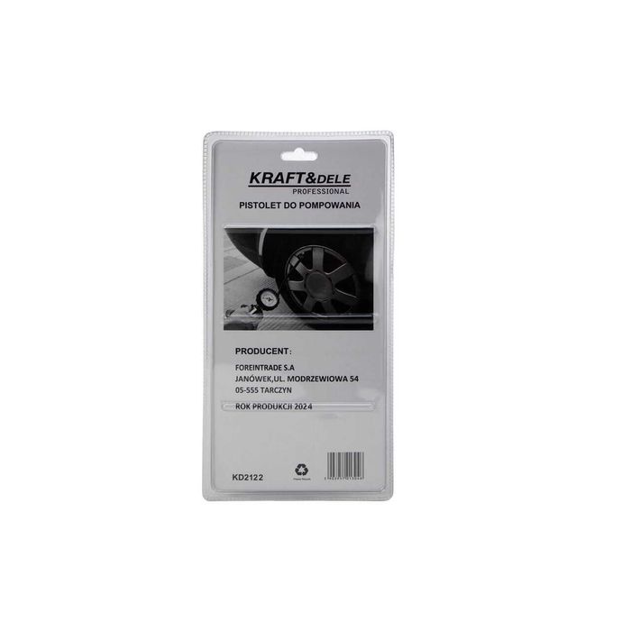 Pistol digital pentru umflat roti, manometru, reglare precisa a