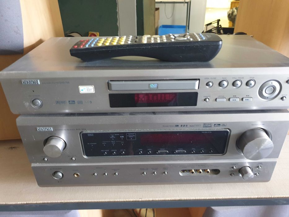 Denon AVR-1804 receiver и Denon DVD-700