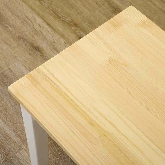 Дървена трапезна пейка за 2 души HOMCOM 102 cm