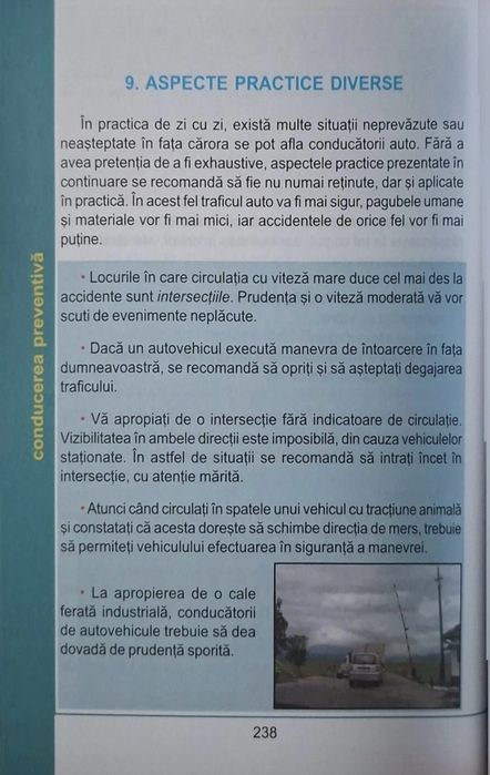 Cartea "Curs de legislatie rutiera"