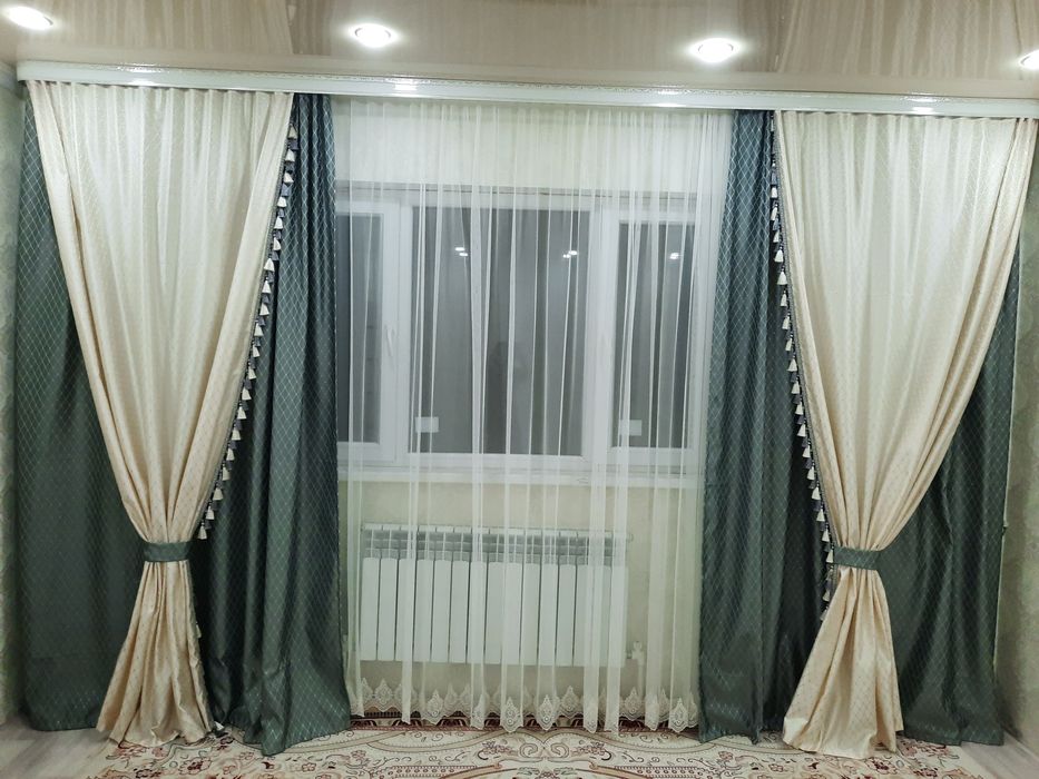 Шторы двойные красивые