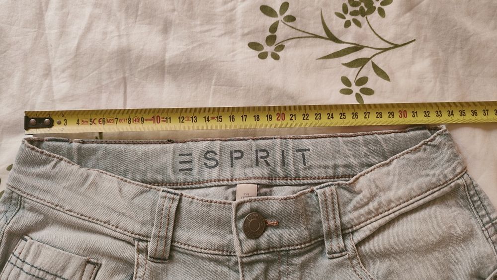 Детски дънкови къси панталонки Esprit с ластик за събиране