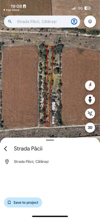 Teren intravilan Calarasi 2000 m2