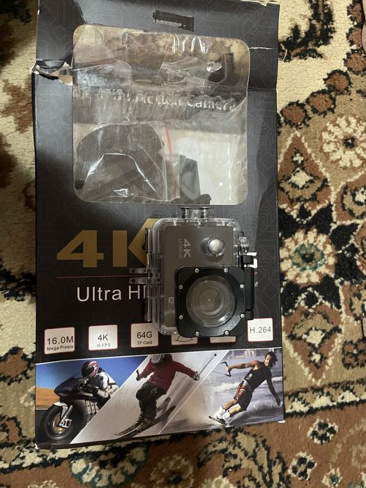 4K kamera sport va boshqa narsalar uchun