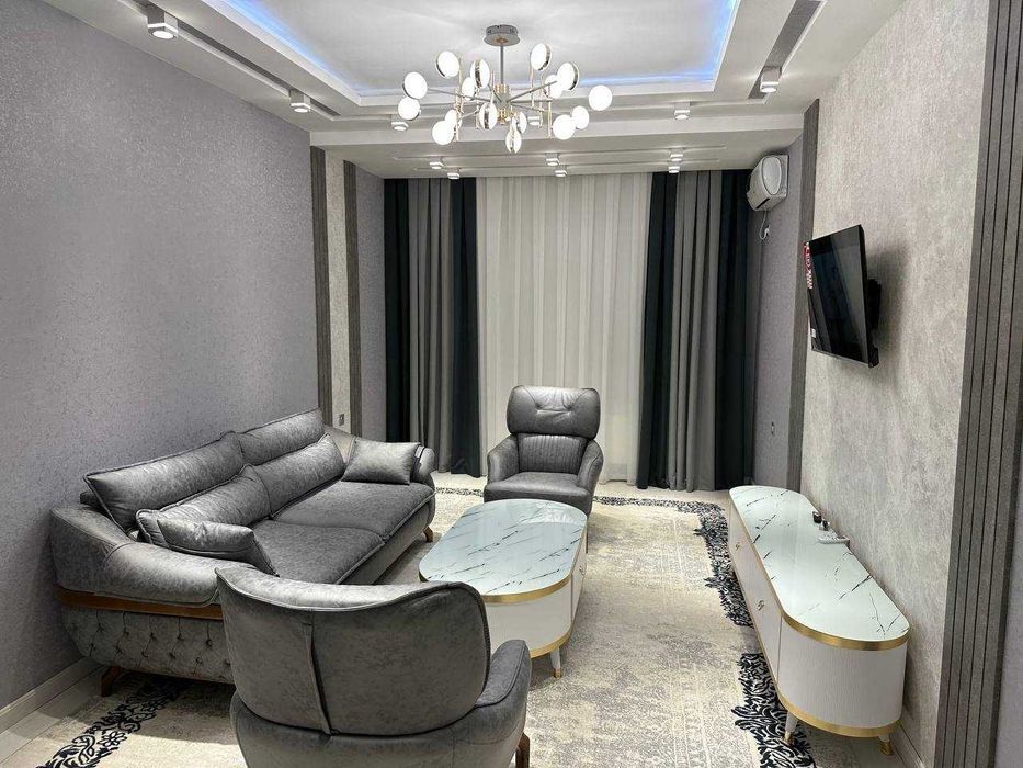 Аренда 3 хонали евро квартира Сергели ГРИН ХАУС новастройка