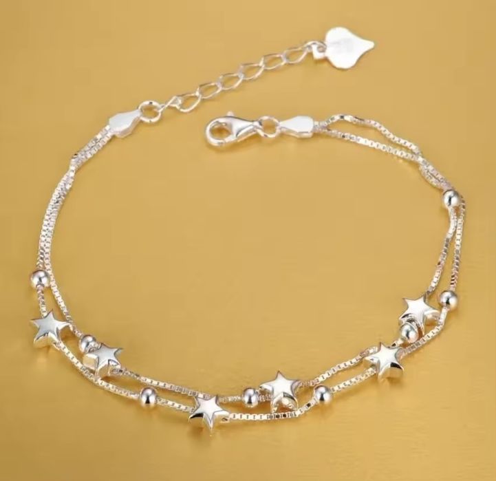 Set colier + cercei din argint sterling sau brățară