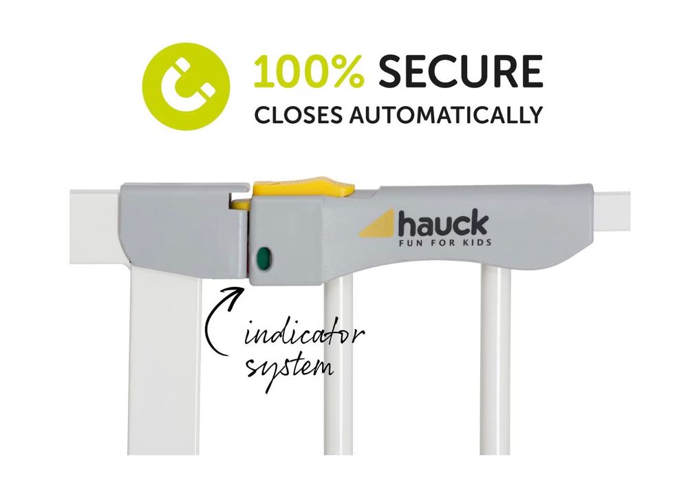 Babygate Hauck poarta de siguranta cu oprire 75-80 cm caini si copii