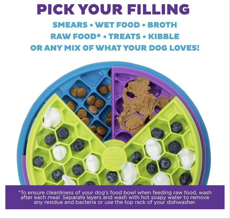 Hrănitoare puzzle pentru câini și distribuitor de recompense