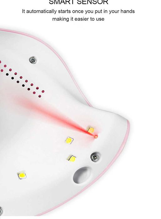 UV лед лампа за гел лак 36w 12 лампи