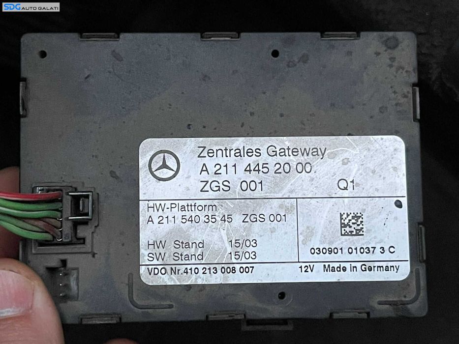 Unitate Modul Calculator Gateway Mercedes Clasa E Class W211 2001 - 2009 Cod A2114452000 [L3657]