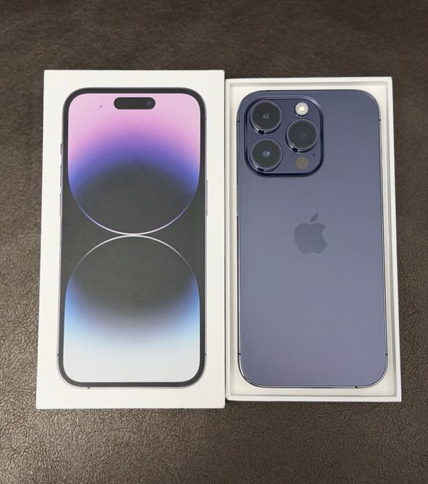 Iphone 14 Pro Purple Full Box
