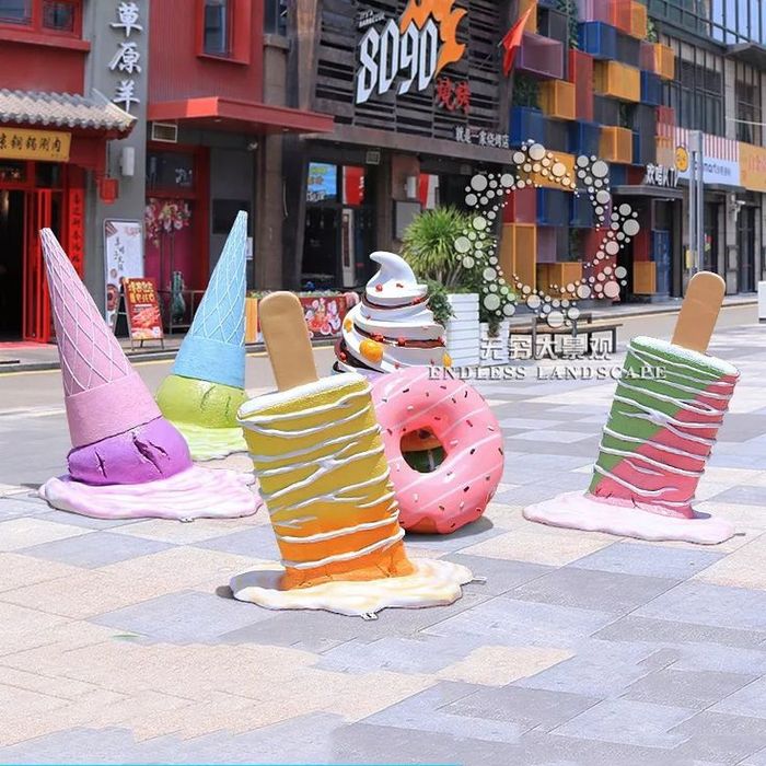 Декоратив обьёмли фигуралар йенгил мустахкам пластик материалдан