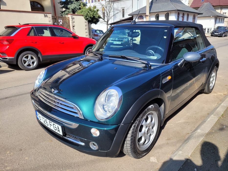 Mini Cooper/One cabrio 1.6 benzina , STARE EXCELENTA, aer conditionat, euro 4 an 2005
