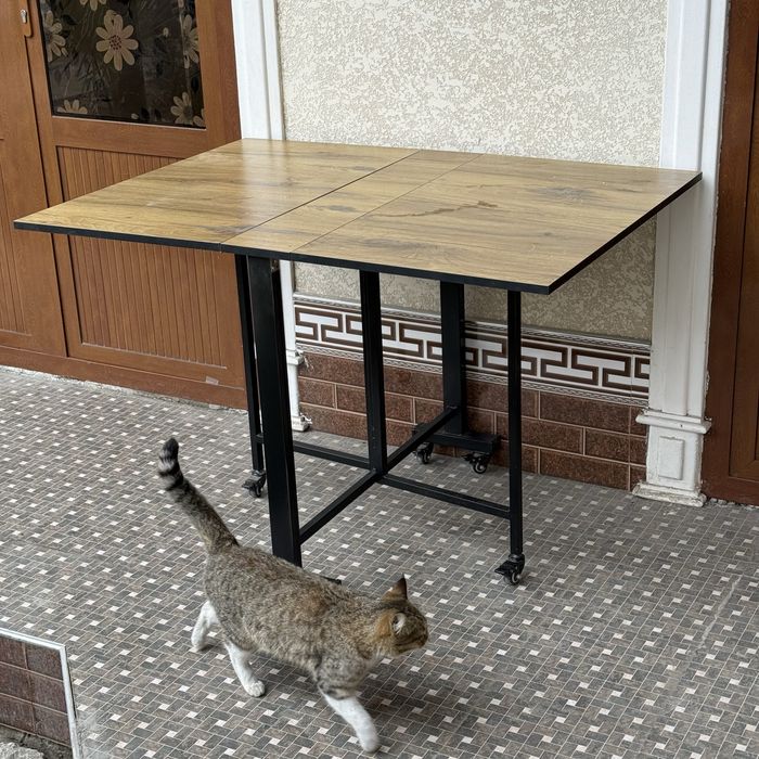 Yig‘ma Stol Sotiladi | 120×80 | Mustahkam Temir | G‘ildirakli