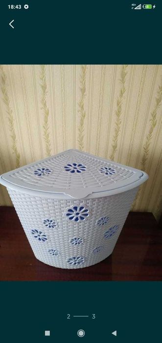 Корзины  для белья. б/у в отличном состоянии