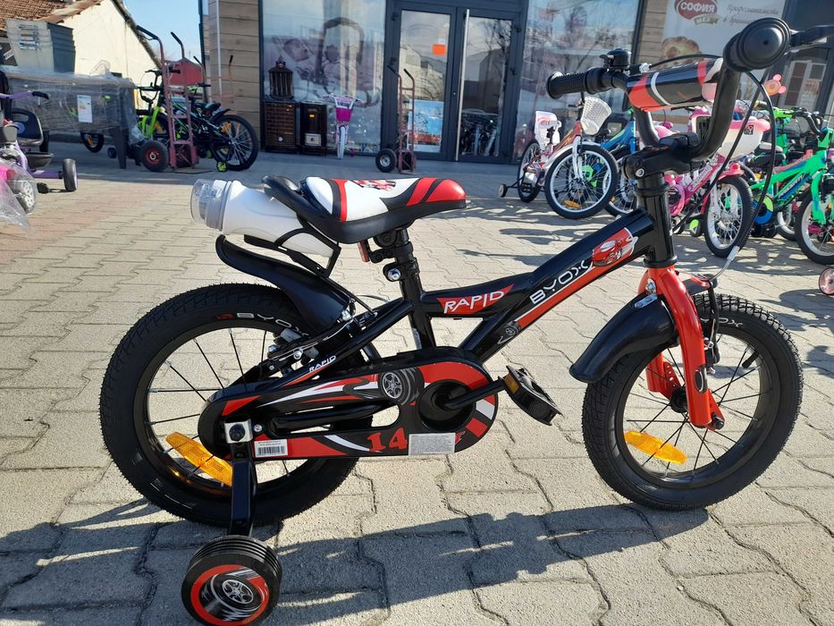 BYOX Велосипед 14" RAPID черен