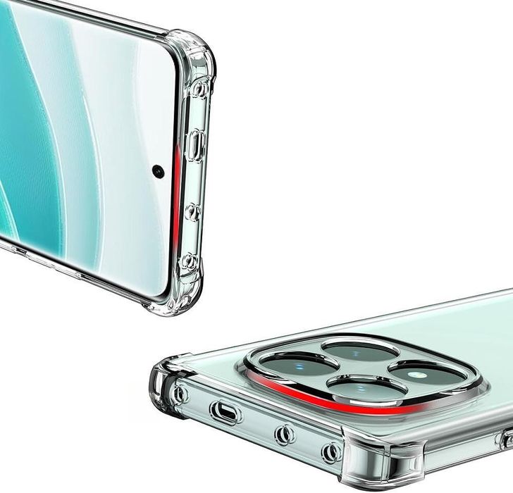 Прозрачен силиконов удароустойчив кейс за xiaomi redmi note 14 pro 5g