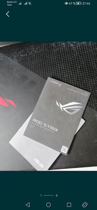 Продам ноутбук роg strix новый в упаковке оригинал