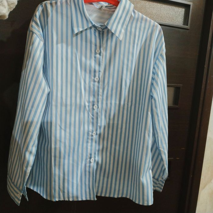 Женская рубашка полосатый