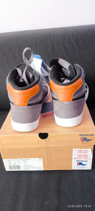 Reebok 42 piele gri, noi in cutie