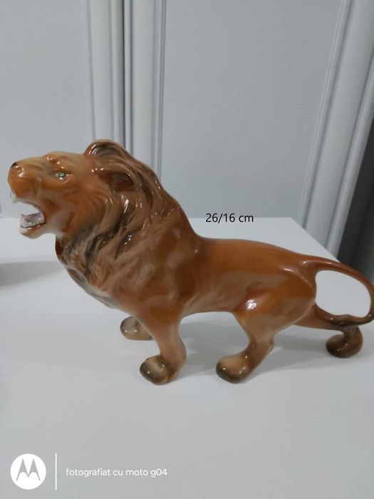 Bibelouri animale salbatice portelan romanesc